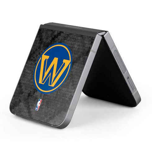 NBA Golden State Warriors Dark Rust Galaxy Z Flip6 Skin